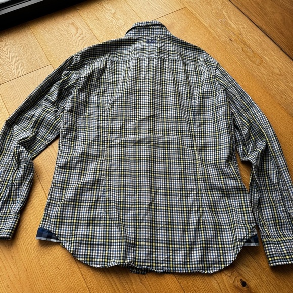 HUGO BOSS PLAID BUTTON UP LONG SLEEVES SHIRT - XL - Picture 4 of 14